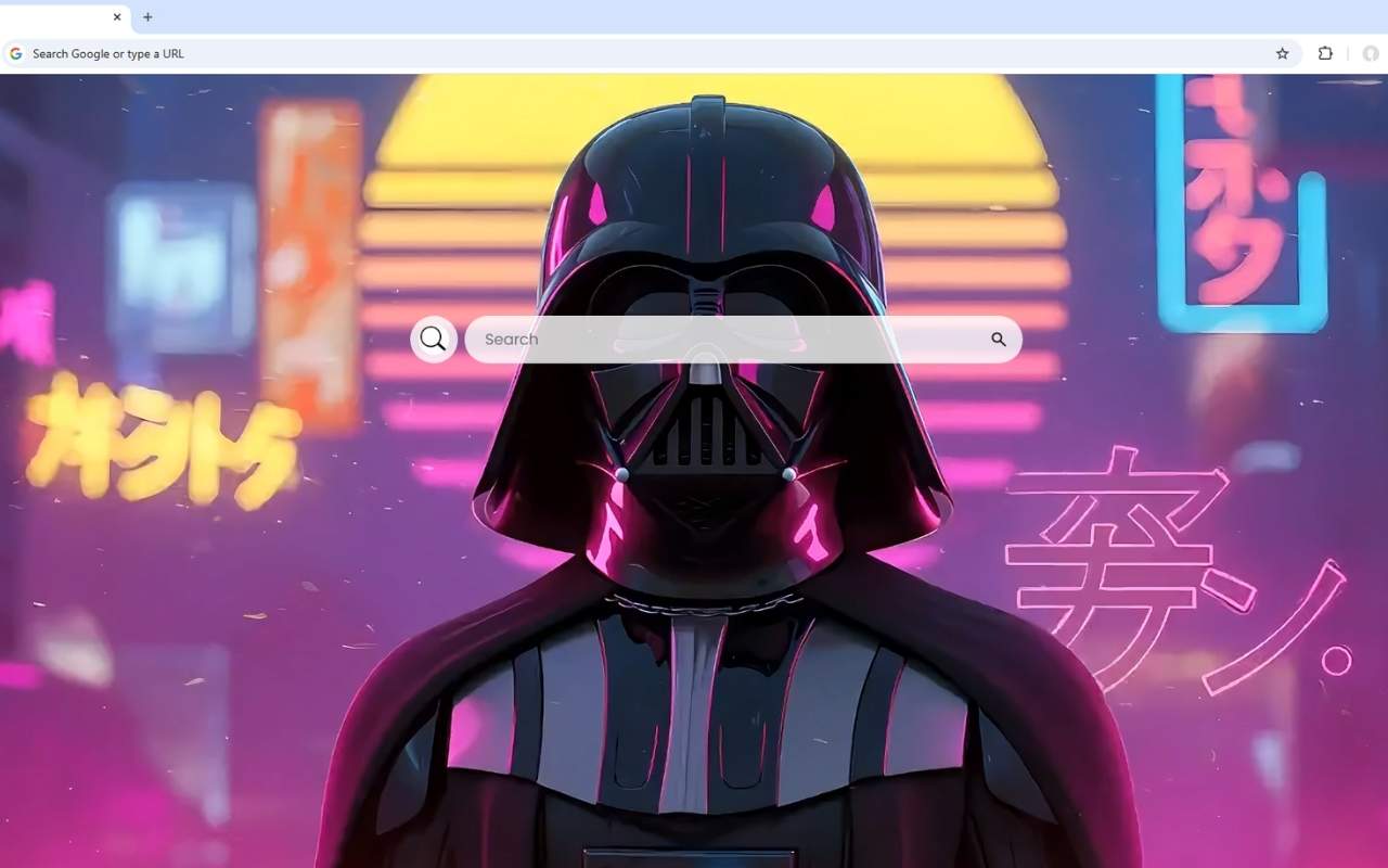 Darth Vader in Futuristic Live Wallpaper